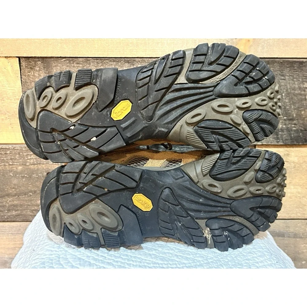 Merrell Moab 3 Hiking‎ Boots Men's 10.5 Earth Mid Waterproof Camping J88623
